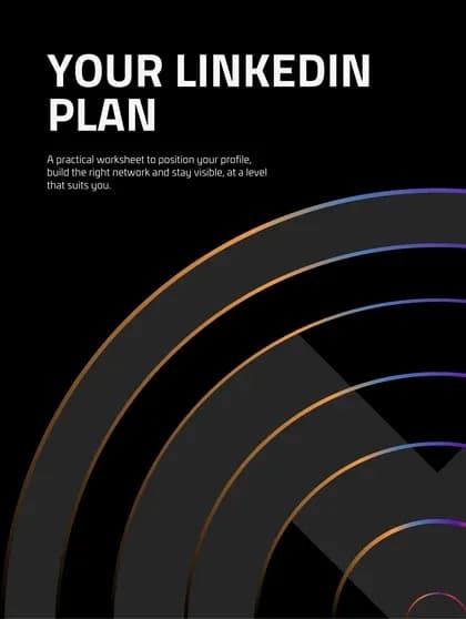 Your LinkedIn Plan worksheet thumbnail by Mo Works