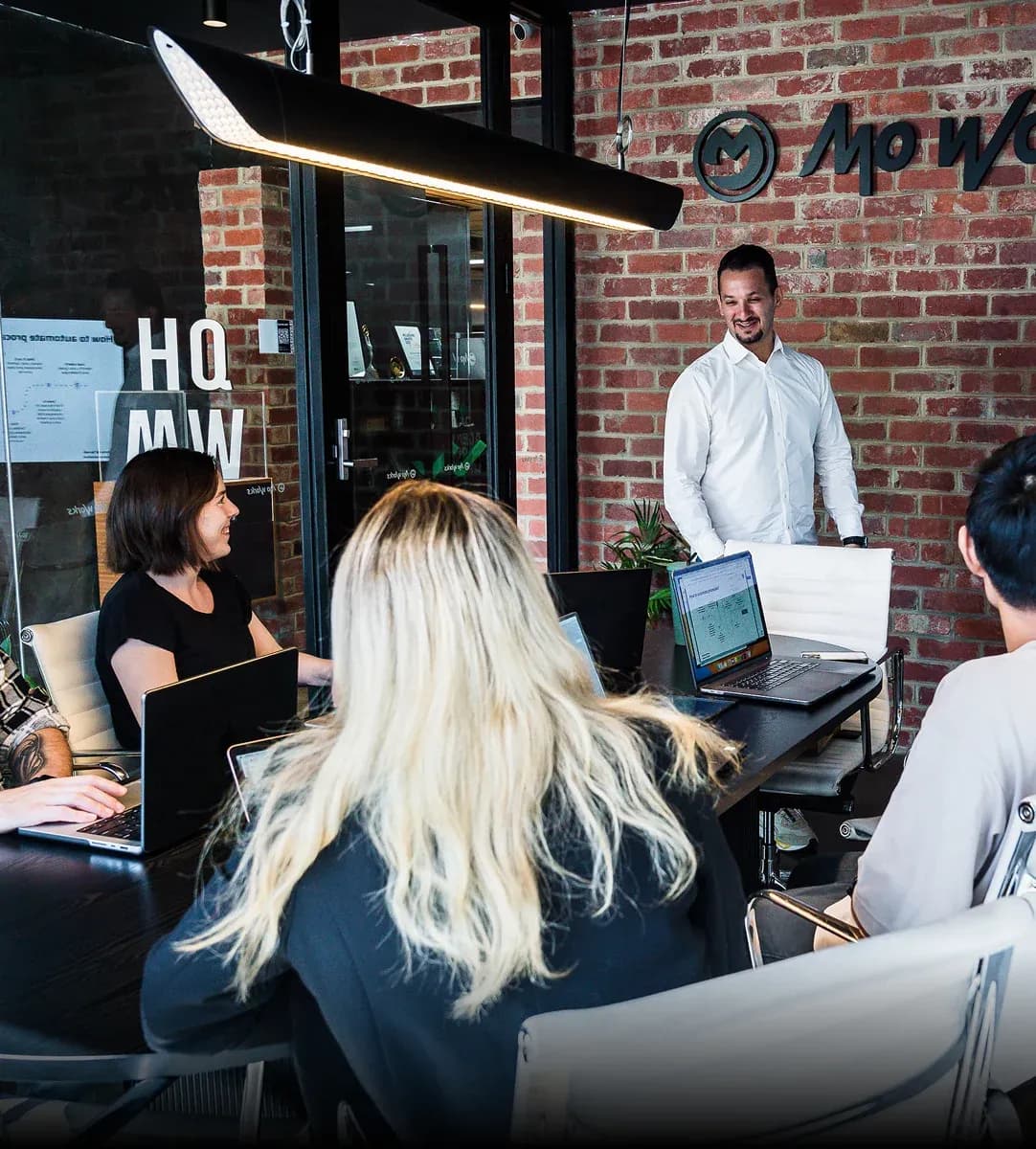 The Mo Works in-house team at work in the Melbourne studio